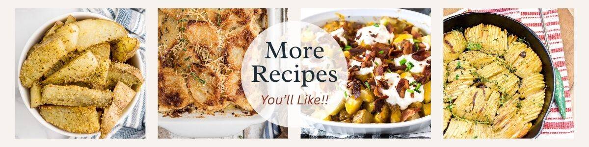 Collage of recipes featured in this section.
