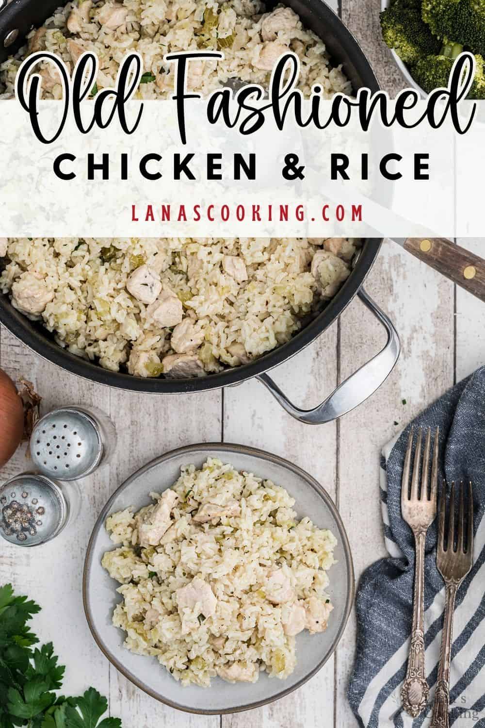 Traditional Chicken Rice Old Fashioned Chicken and Rice - Lana’s Cooking