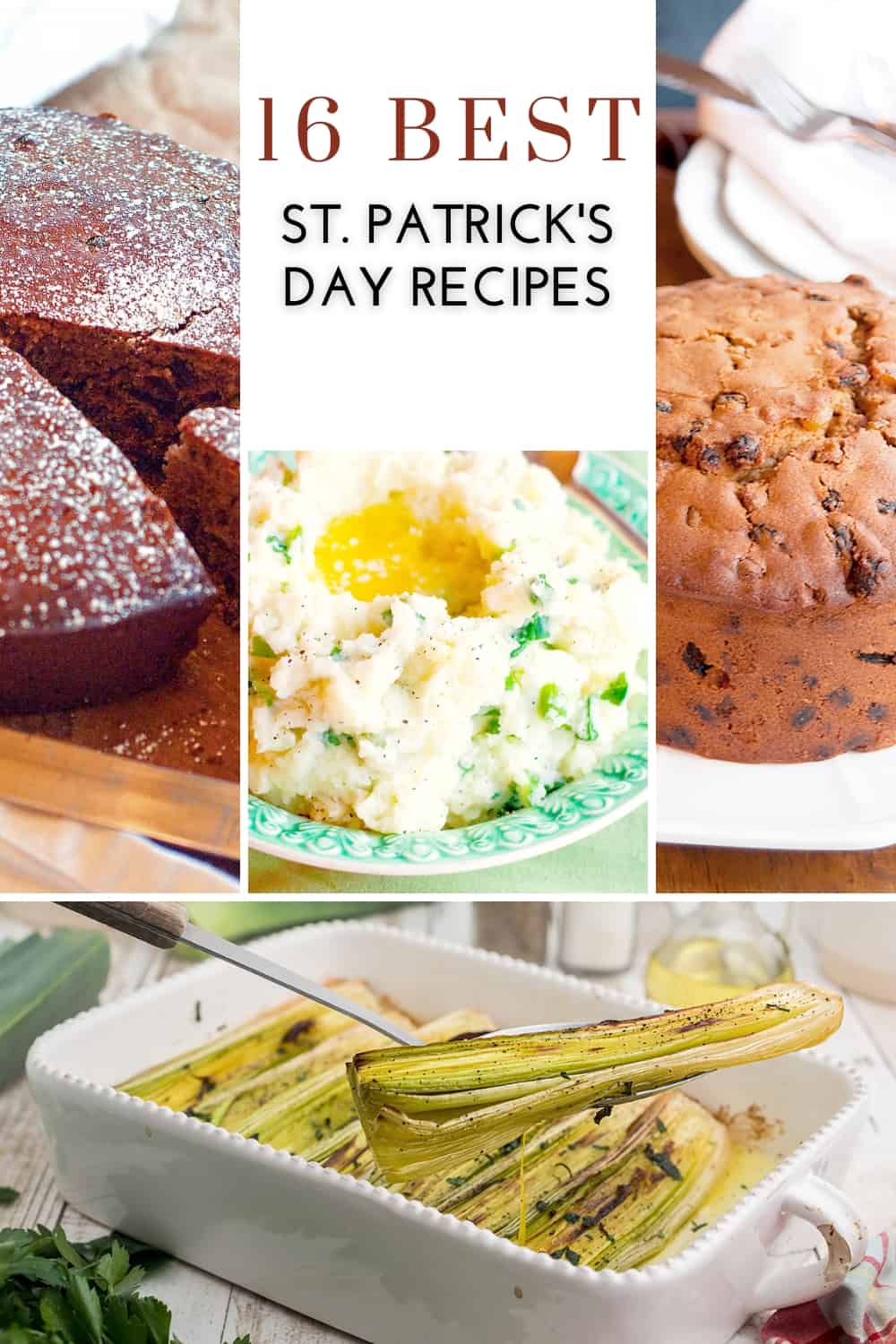 A collage of photos from recipes included in the post.