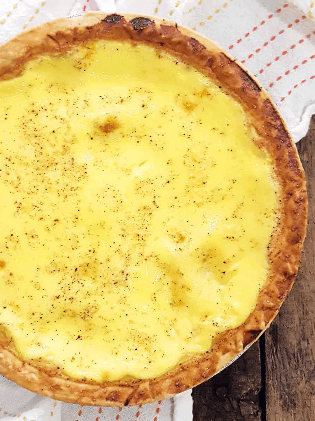 Traditional Southern Egg Custard Pie Story