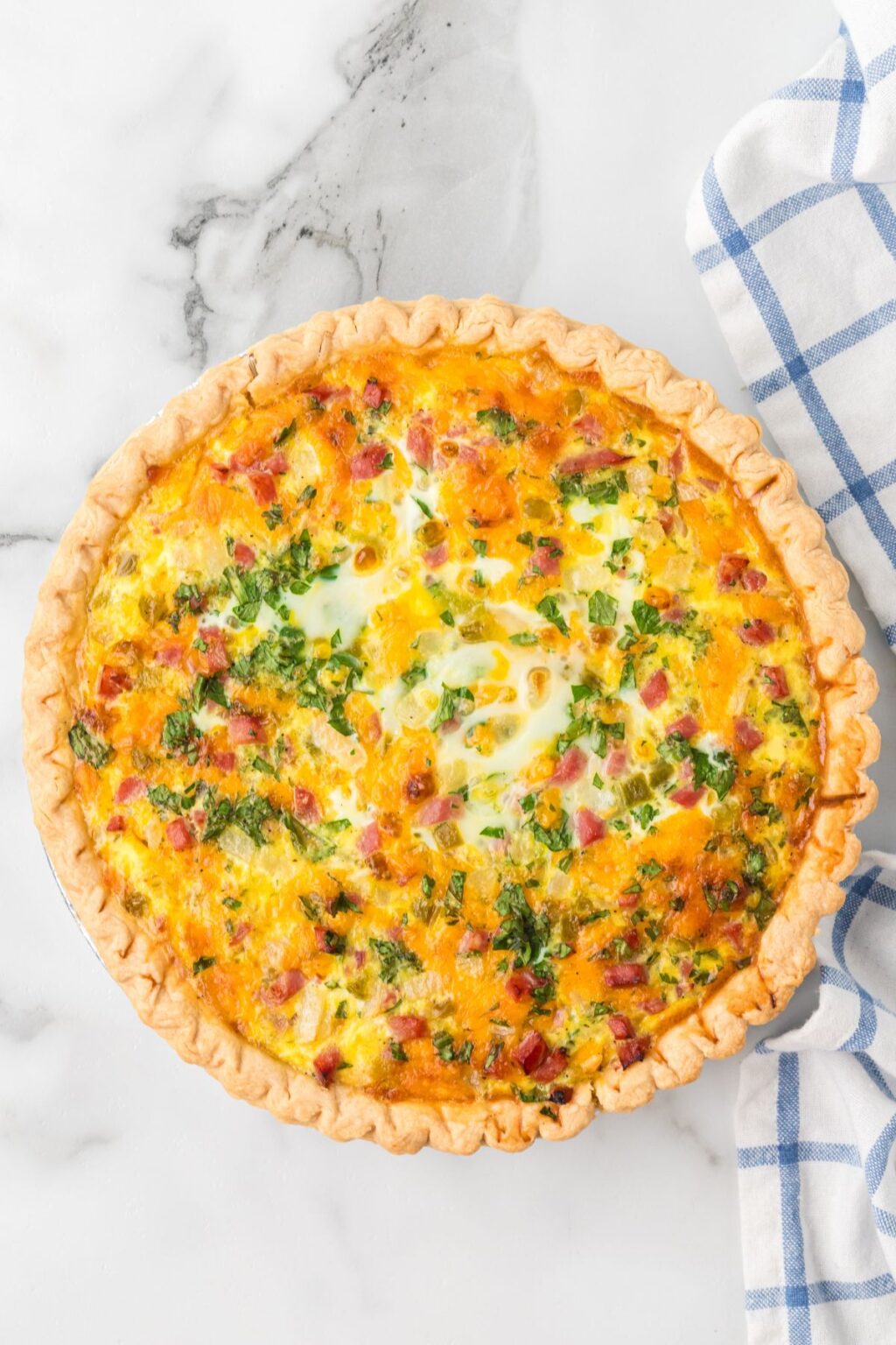 Ham And Cheese Quiche Recipe Lana s Cooking