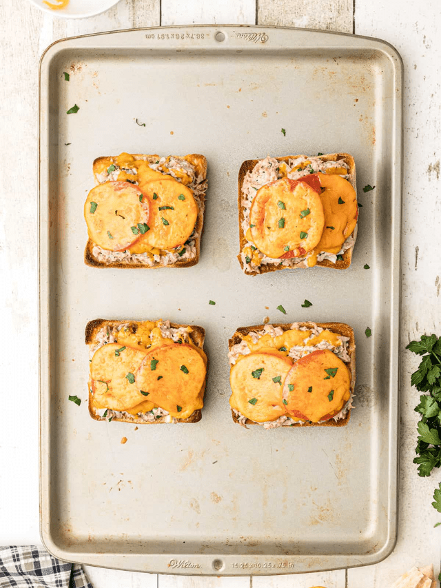 The Best Oven Baked Tuna Melt Sandwich on Ciabatta Story