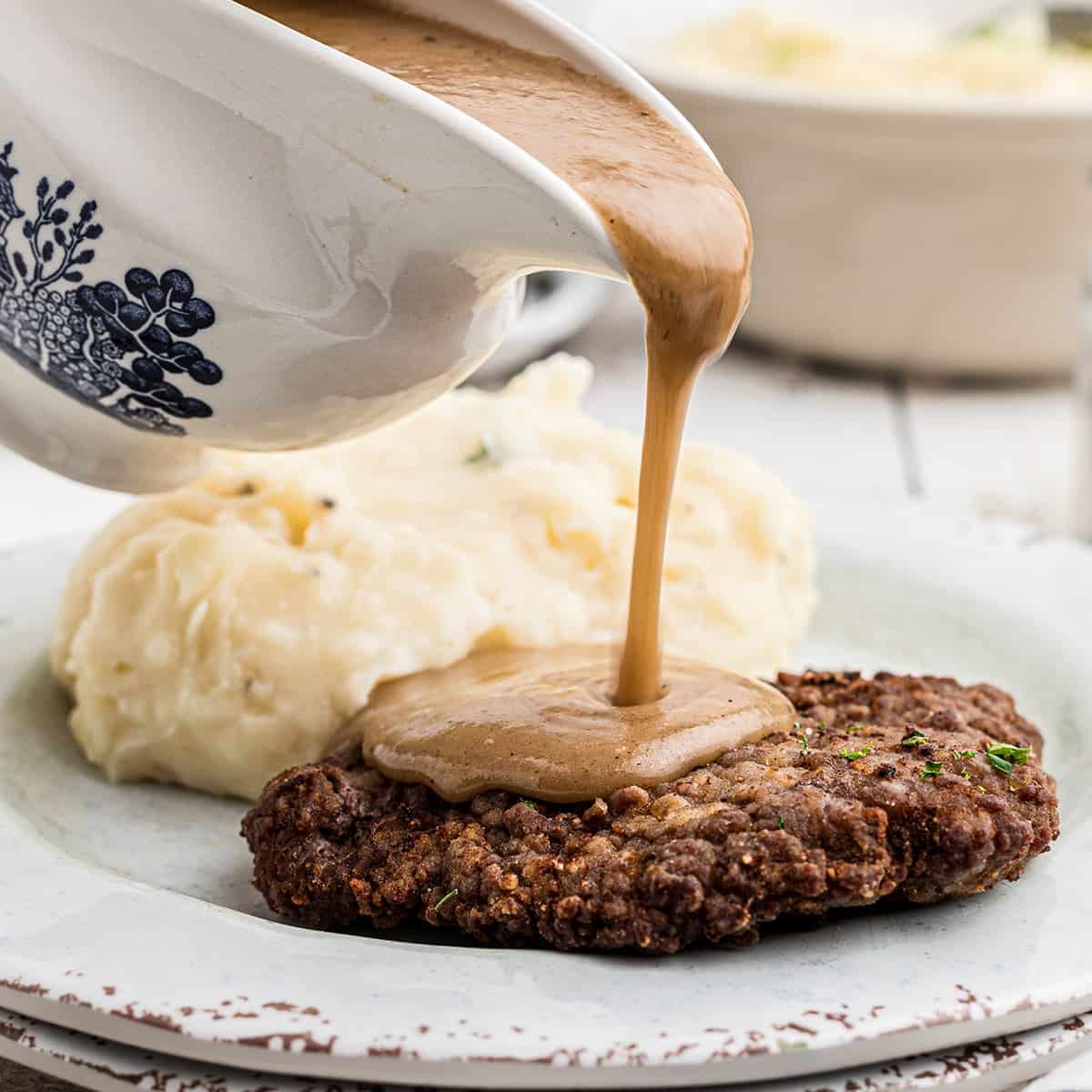 Crock Pot Steak & Gravy - Spend With Pennies