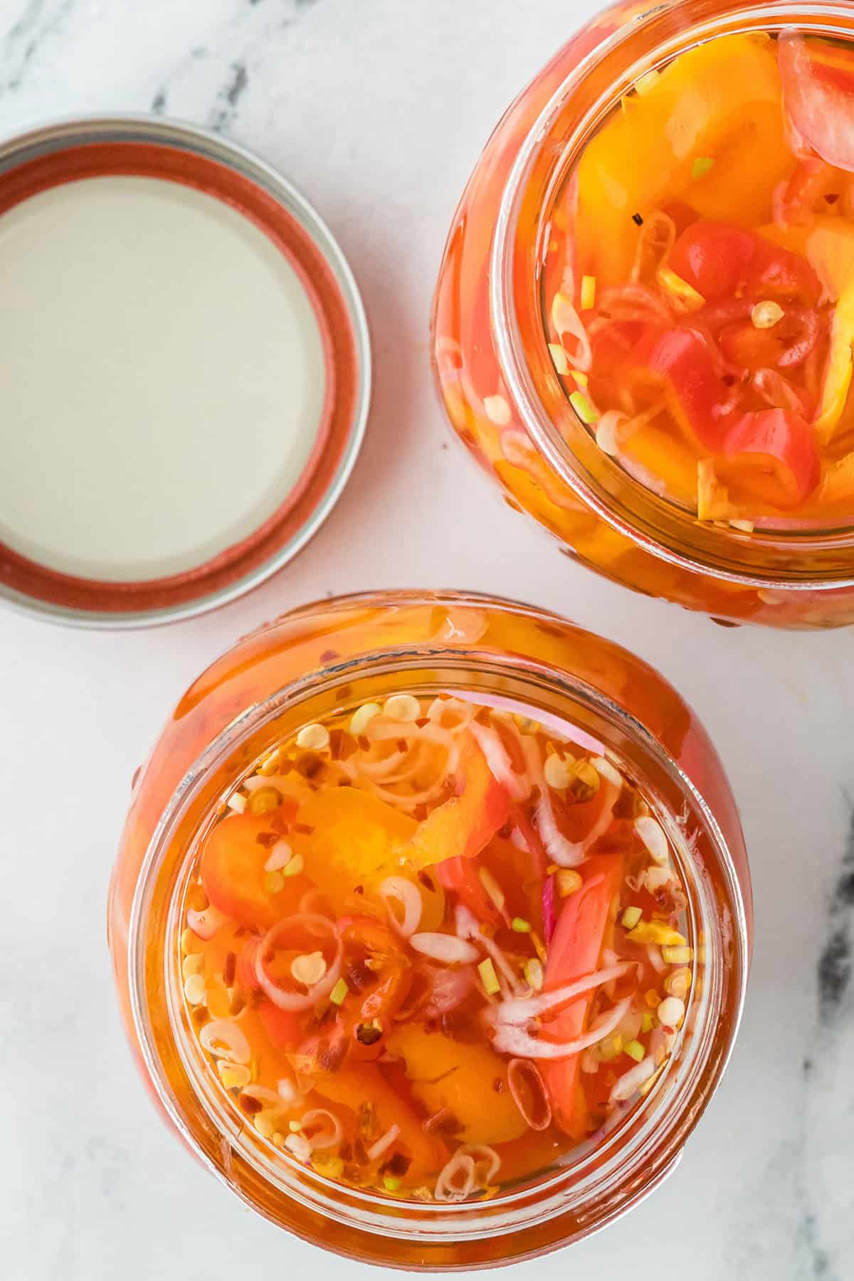 A filled canning jar.