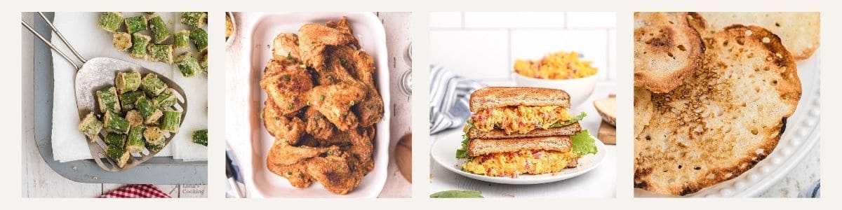 Collage of some recipes featured in this section.