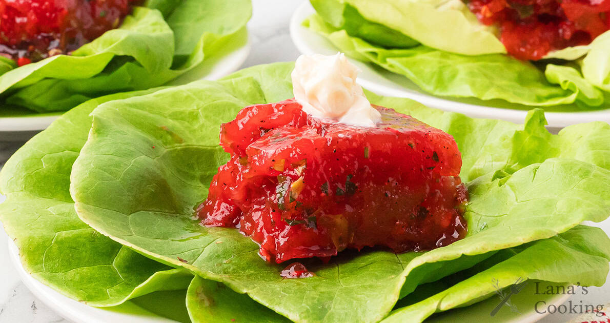 Old Fashioned Tomato Aspic