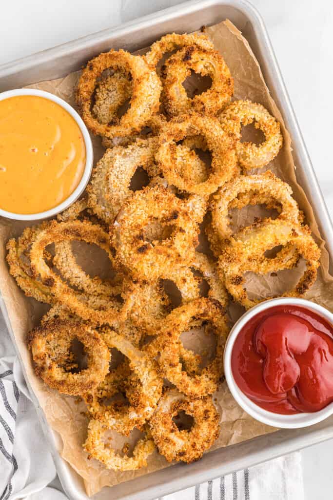 Baked Panko Onion Rings Recipe Lana’s Cooking