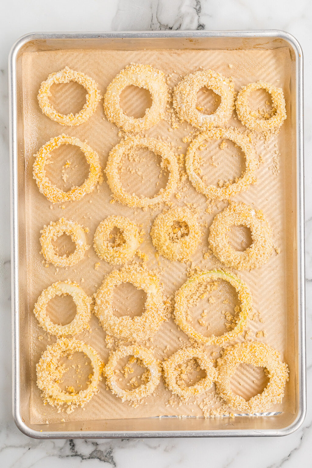 Baked Panko Onion Rings Recipe Lana’s Cooking