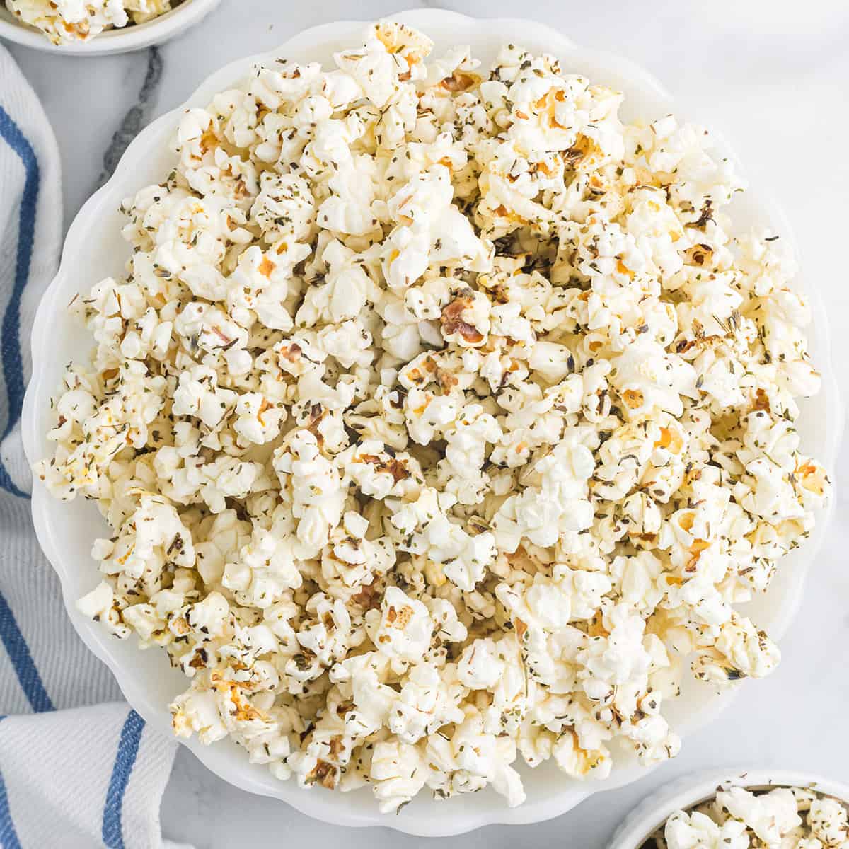 Garlic Butter and Herb Popcorn