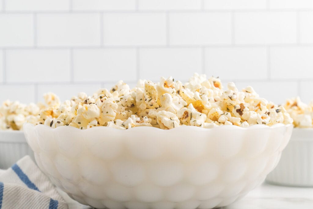 Garlic Butter and Herb Popcorn Recipe Lana's Cooking