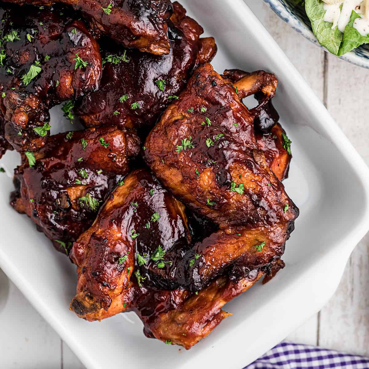 Smothered Barbecued Chicken