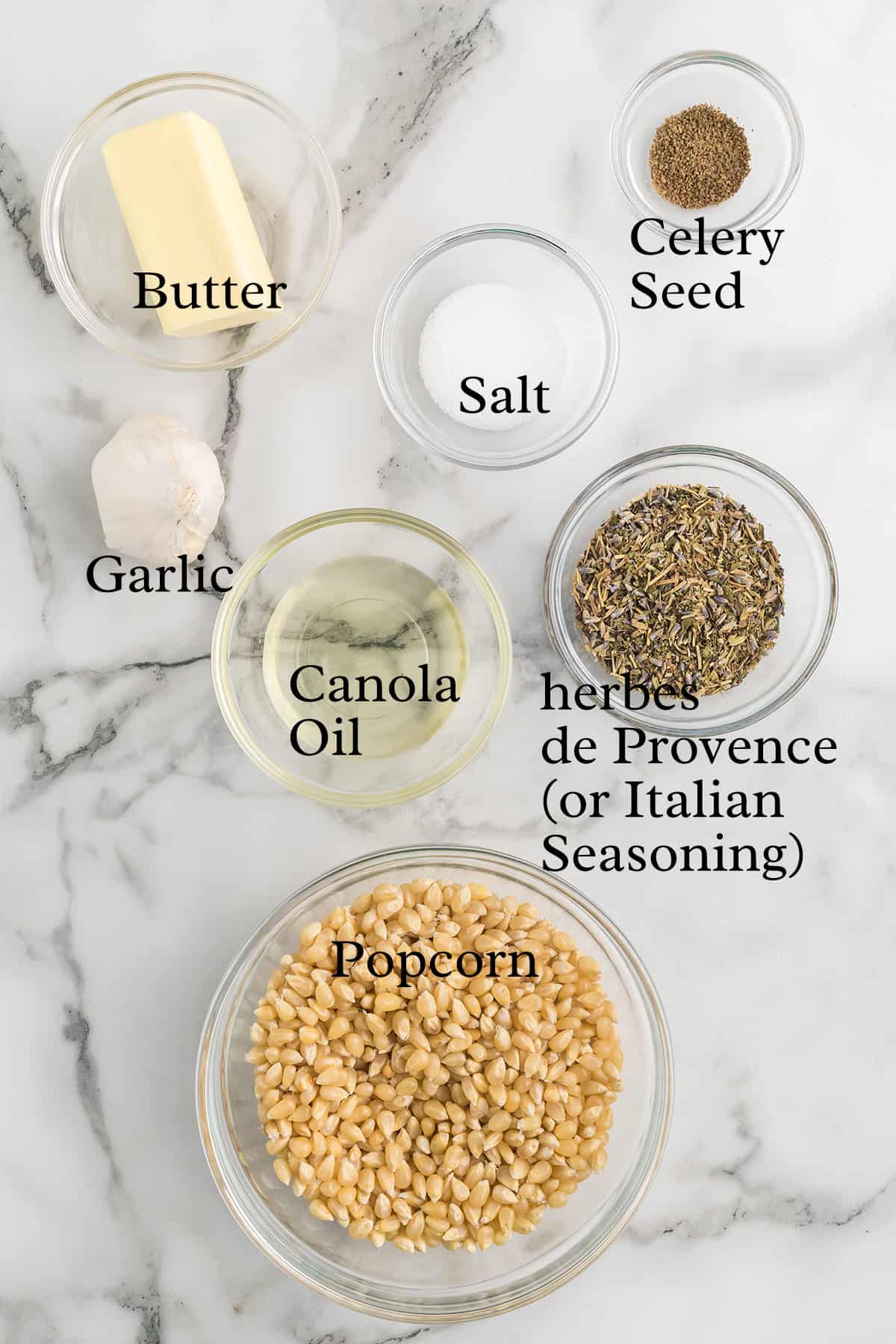 All ingredients required for the recipe.