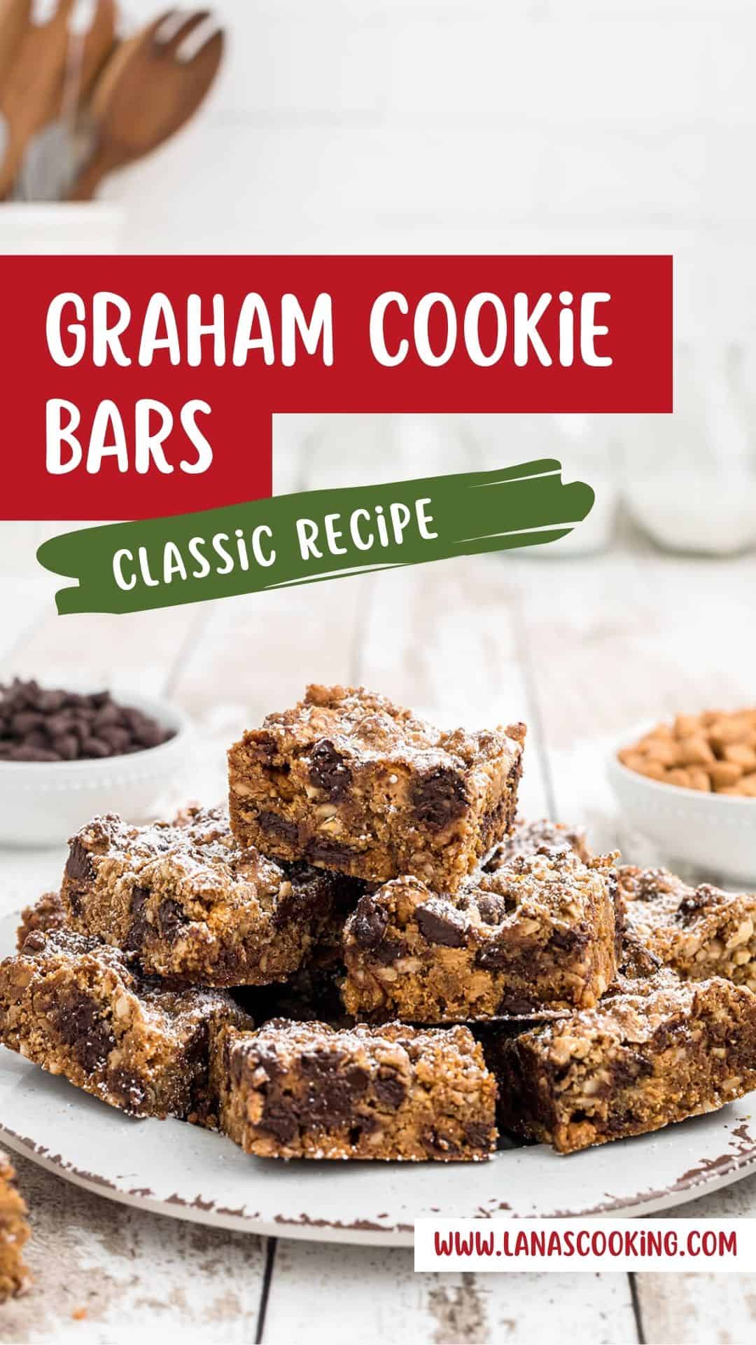 Old Fashioned Graham Cookie Bars Recipe - Lana's Cooking