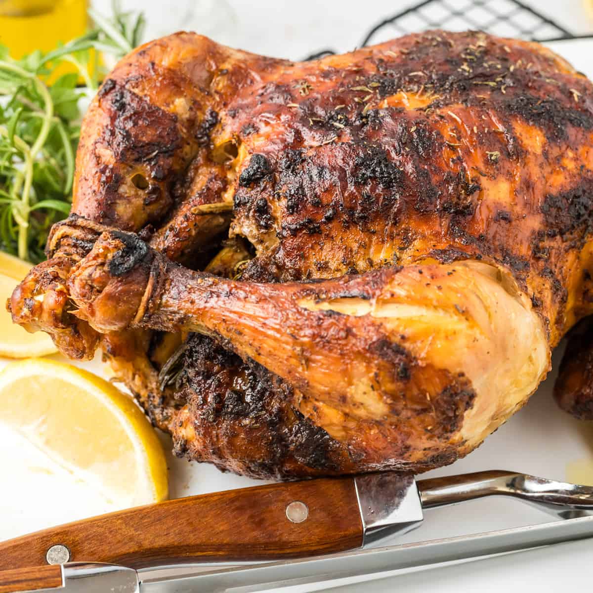 Air Fryer Rotisserie Chicken