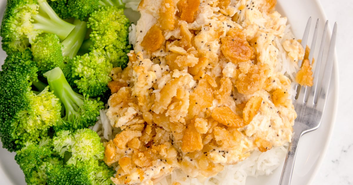 Easy Poppy Seed Chicken Casserole - Lana's Cooking