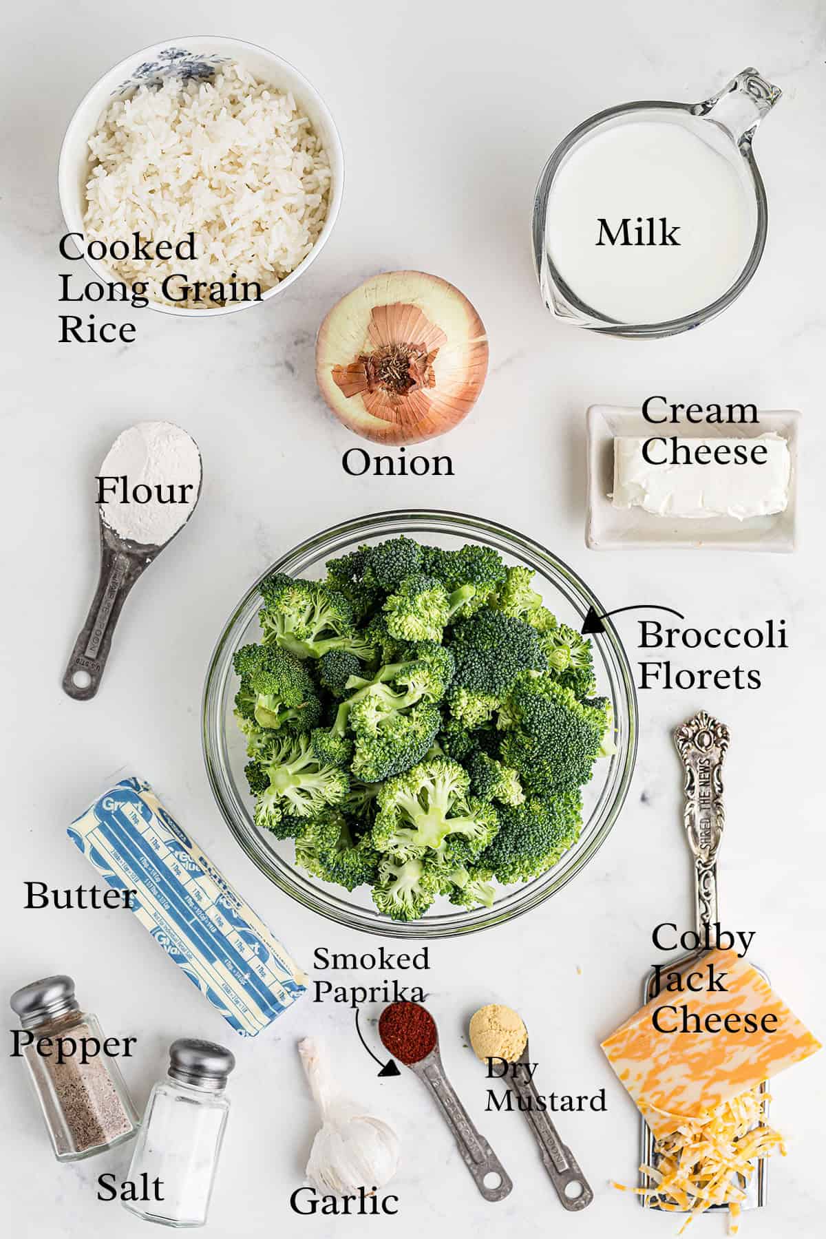 All ingredients needed for the recipe.