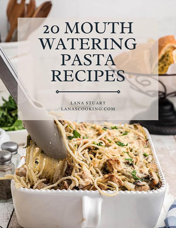 Cover of pasta ecookbook.
