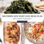 Photo collage of recipes in the menu.