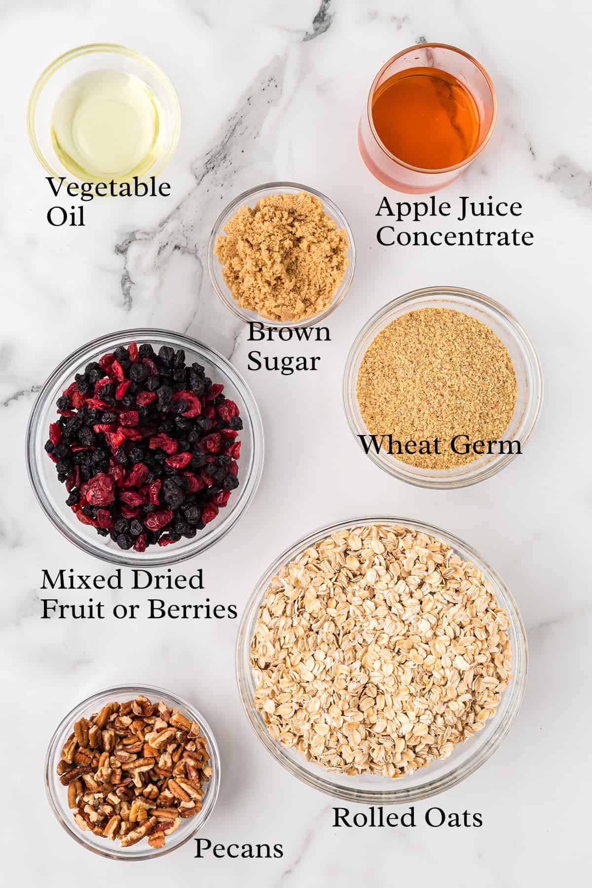 All the ingredients you'll need to make this recipe.